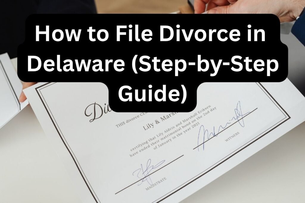 How to File Divorce in Delaware Without a Lawyer (Step-by-Step Guide)