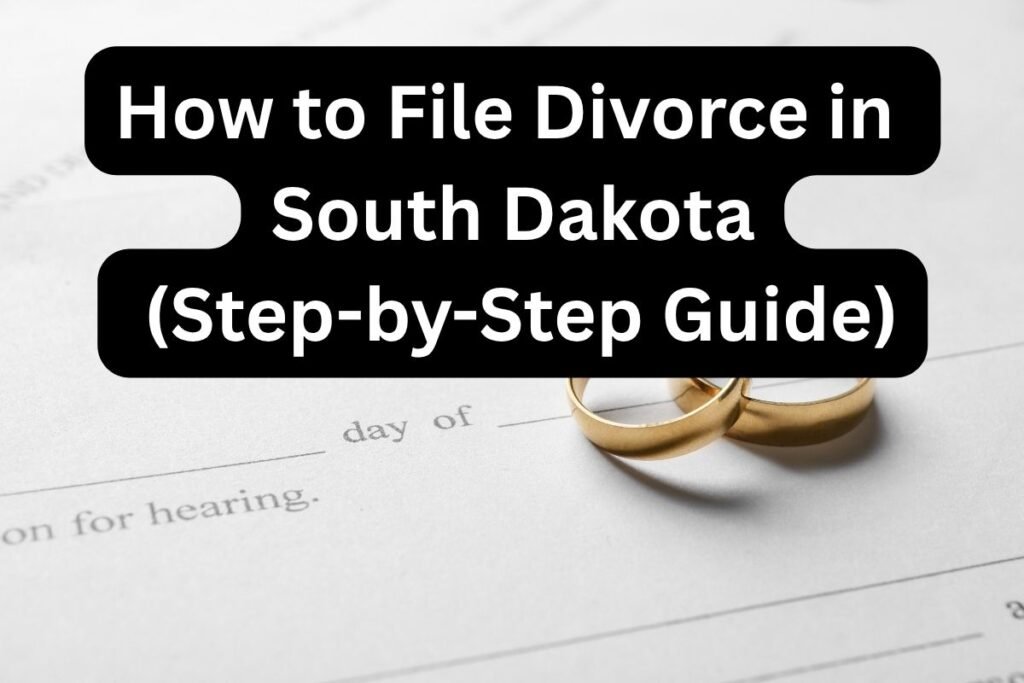 How to File Divorce in South Dakota Without a Lawyer (Step-by-Step Guide)